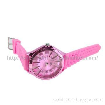 Wholesale waterproof silicon watches promotion XHL-9665P